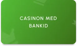 Casinon med BankID