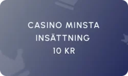 Casino Minsta Insättning 10 kr