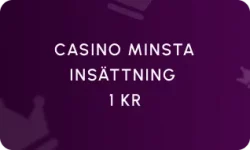 Casino Minsta Insättning 1 kr
