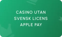 Casino Utan Svensk Licens Apple Pay