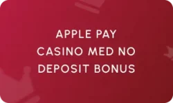 Apple Pay Casino Med No Deposit Bonus