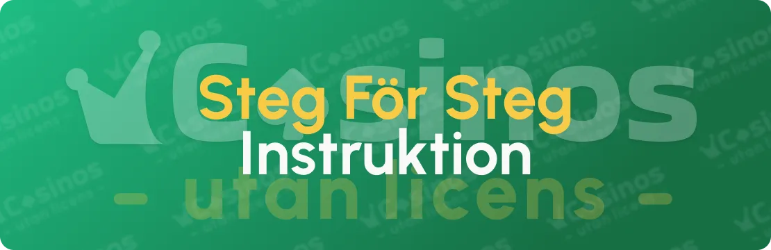 Spela casino utan licens instruktion